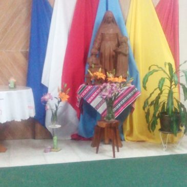 En Bolivie, préparation à la fête de Sainte Émilie