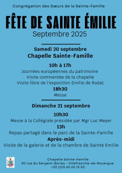 Fête de Sainte Emilie