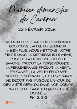 Premier dimanche de Carême
