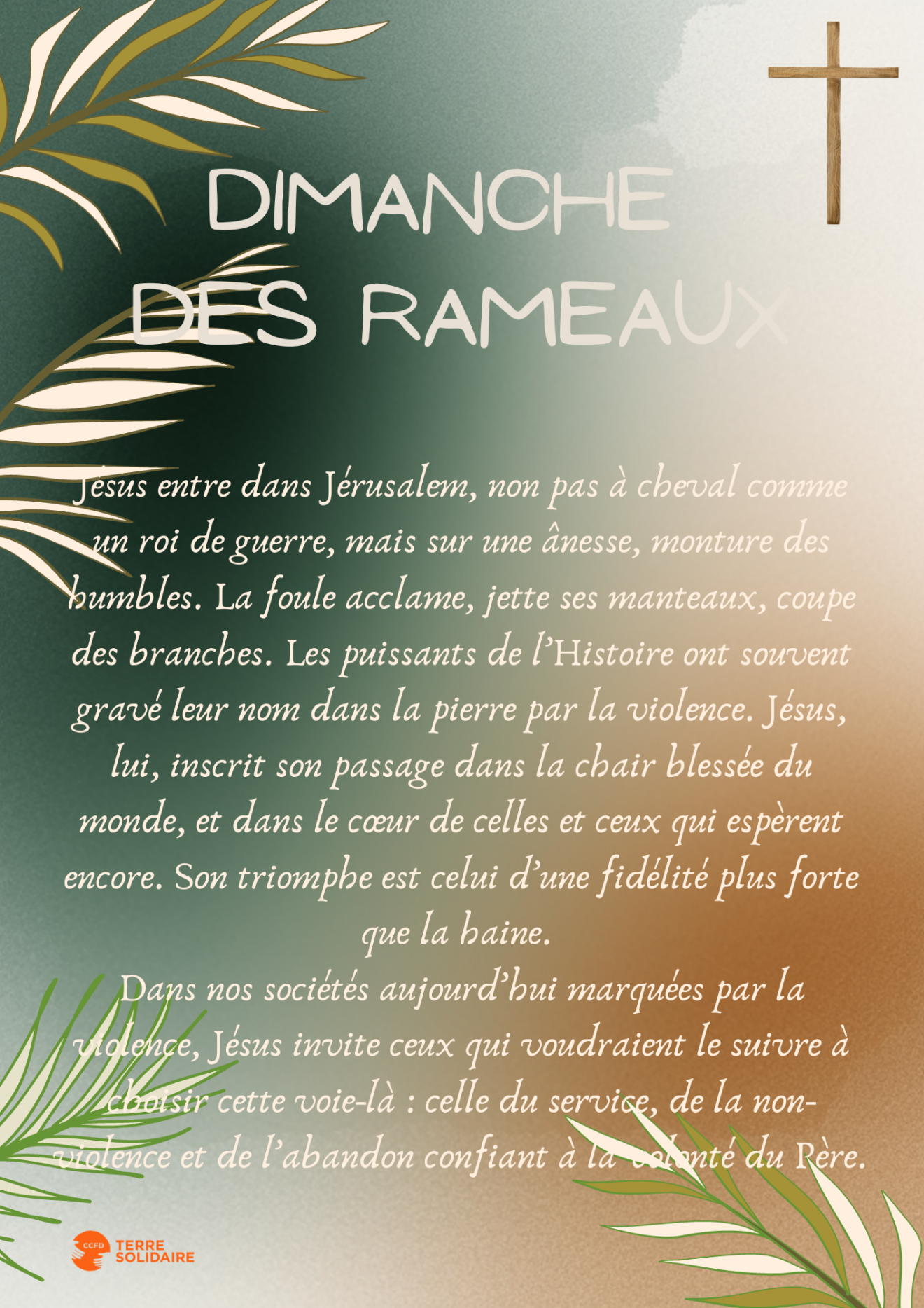 Dimanche des Rameaux – SAINTE FAMILLE – VILLEFRANCHE